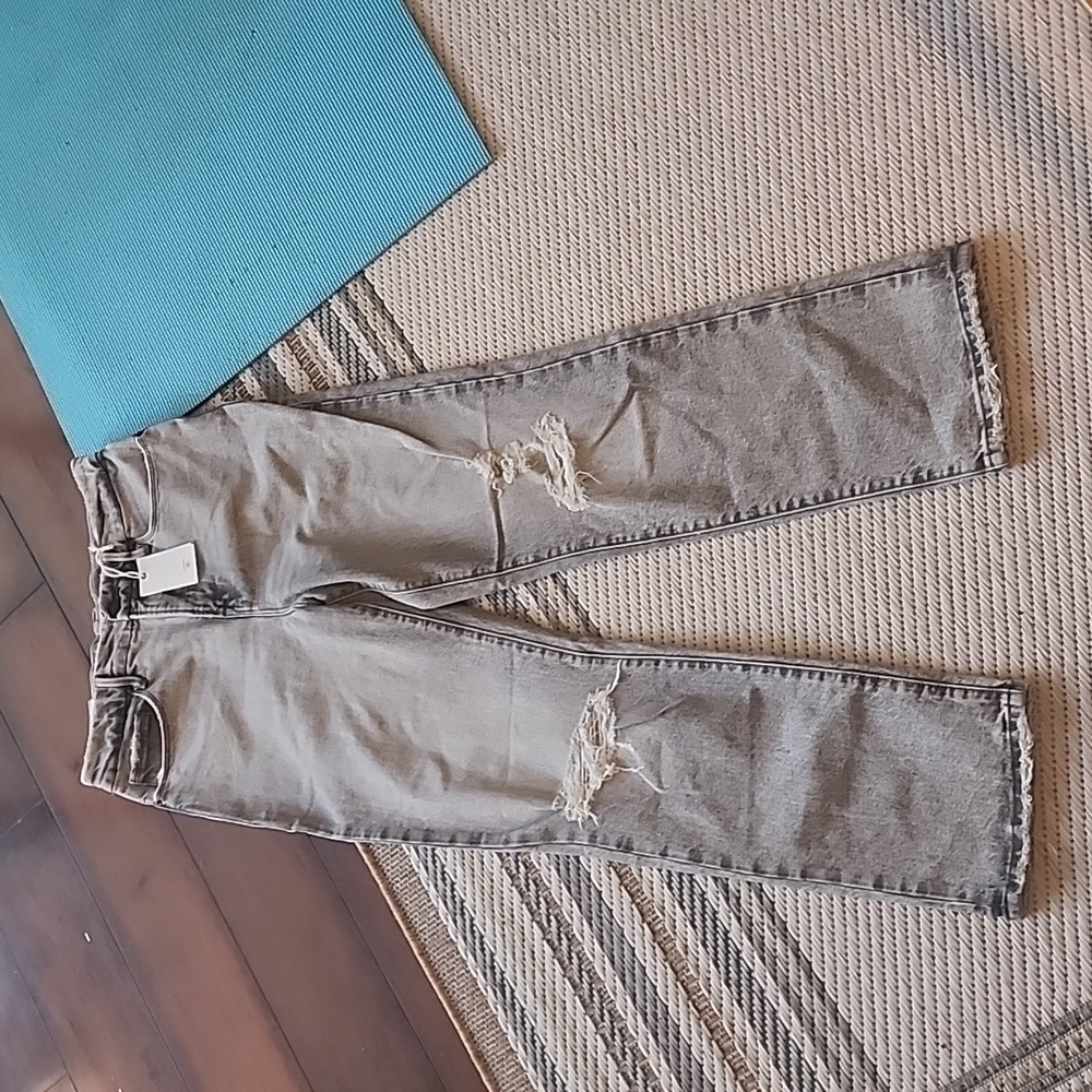 New Good American Grey Jeans